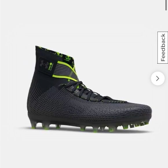 Men’s Under Armour Highlight MC Football Cleats, Black, NWOB, NEW - Picture 1 of 6